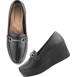 the white pole Stylish Alluring Loafer Comfortable Formal & Casual Shoes for Girls & Women-picture-41