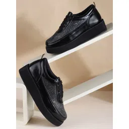 THE WHITE POLE Women Western - Embellished Chunky Sole Sneakers-picture-58