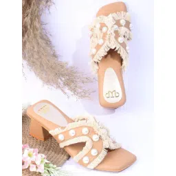 The White Pole Women's Beige Casual Sandals-picture-39