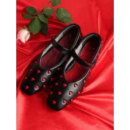 The White Pole Women's Black Mary Jane Shoes-picture-17
