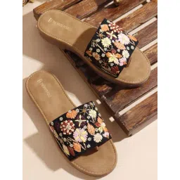 The White Pole Women's Black Thong Sandals-picture-40