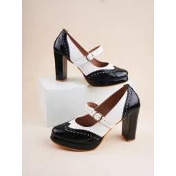 The White Pole Women's Cream Mary Jane Shoes-picture-41