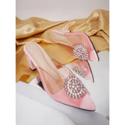 The White Pole Women's Pink Casual Sandals-picture-23