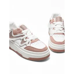 The White Pole Women's Pink Casual Sneakers-picture-37