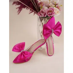 The White Pole Women's Pink Casual Stilettos-picture-22