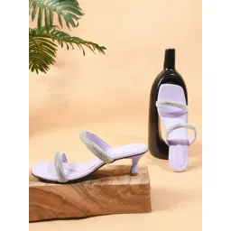 The White Pole Women's Purple Casual Stilettos-picture-40