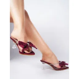 The White Pole Women's Red Casual Stilettos-picture-18