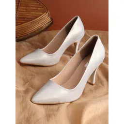 THE WHITE POLE Womens Stylish Trending Stiletto Heel Pumps-picture-13