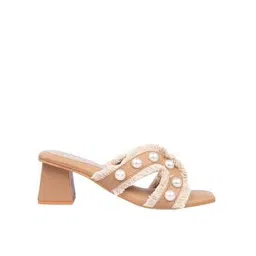 the white pole x ag Women Embellished Chunky-Heeled-picture-16