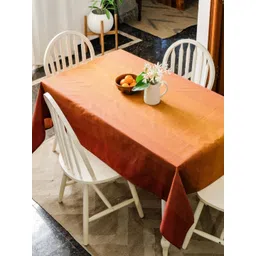 The Yard House Red Striped Anti-Slip Cotton Round 4-Seater Table Cover-picture-15