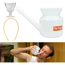 the yogis Plastic White Neti Pot-picture-6