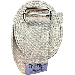 The Yogis Yoga Belt Organic Cotton Belt | Best for Yoga, Pilates, Physical Therapy, Fitness | 9 Feet Long Premium Cotton Belt-picture-18