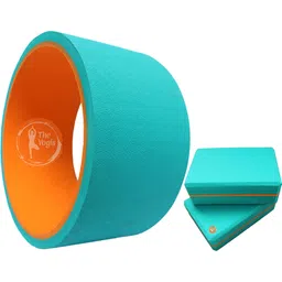 the yogis Yoga Wheel for Women and Men Strong, Sweat Resistant With 2 Yoga Blocks Yoga Blocks-picture-3
