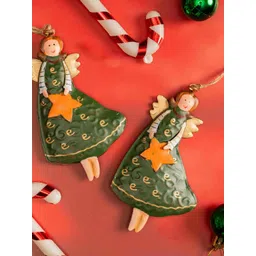 The Zappy Box 2-Pcs Green Fairy Decorative Hangings Festive Decor-picture-30