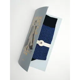 Theater Men Patterned Cotton Calf Length Socks-picture-10