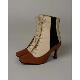 theater Striped Mid-Calf Boots -picture-14