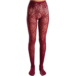 theater Women Lace Stockings | Stretchable Black | Comfortable Breathable Nylon Spandex | Warm and Soft Waistband | Free Size-picture-31