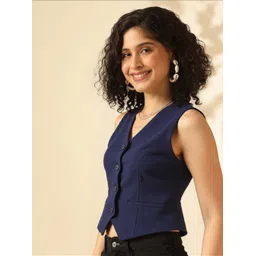 theclassictogs Solid Women Waistcoat-picture-36