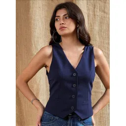 theclassictogs Solid Women Waistcoat-picture-47