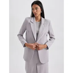 theclassictogs Women Solid Single Breasted Casual Blazer-picture-17