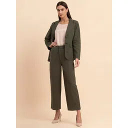 theclassictogs Women Solid Single Breasted Casual Blazer-picture-15