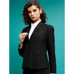 theclassictogs Women Solid Single Breasted Casual Blazer-picture-27
