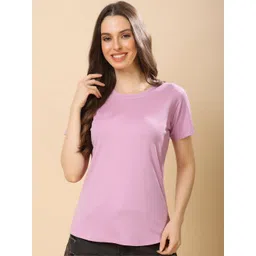 THEFITTHEORY Women Moisture Wicking Solid Round Neck Full Sleeves T-shirt-picture-12