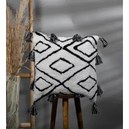 thegasbh Black Cotton Tufted Cushion Covers (Pack Of 5)-picture-25