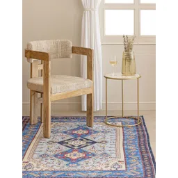 THEGASBH Blue & Red Printed Traditional Cotton Carpet-picture-12