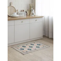 THEGASBH White & Blue Ethnic Motifs Printed Cotton Carpet-picture-11