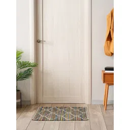 THEGASBH White & Blue Textured Doortmat image 4