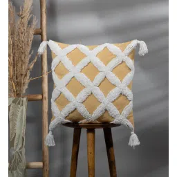 thegasbh White Cotton Tufted Cushion Covers (Pack Of 2)-picture-10