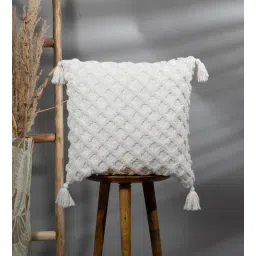 thegasbh White Cotton Tufted Cushion Covers (Pack Of 2)-picture-18