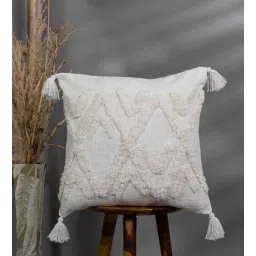 thegasbh White Cotton Tufted Cushion Covers (Pack Of 5)-picture-15