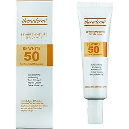theraderm BB White Moisture SPF 50+ PA+++ For Sunblock & Whitening Sunscreen Cream For All Skin Type(20 g)-picture-54