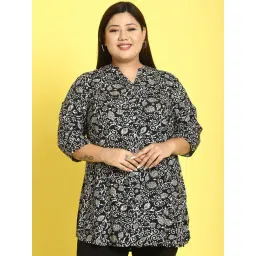 theRebelinme Black Floral Print Shirt-picture-23