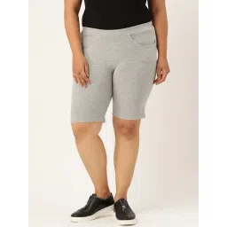 theRebelinme Grey Cotton Shorts-picture-40
