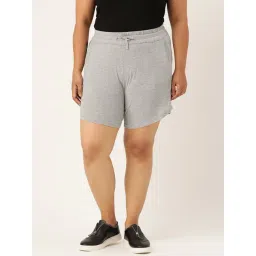 theRebelinme Grey Cotton Shorts-picture-31