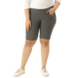 theRebelinme Grey Cotton Shorts-picture-11