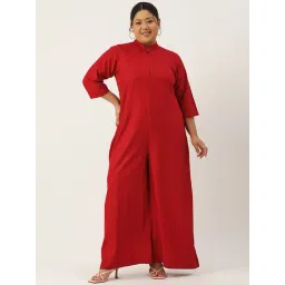 theRebelinme Maroon Plus Size Jumpsuit-picture-26