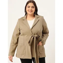 theRebelinme Plus Size Single-Breasted Casual Blazer-picture-26