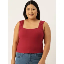 theRebelinme Plus Size Solid Crop Top-picture-51