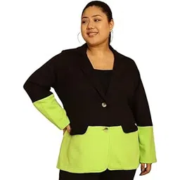 therebelinme Women Colourblocked Fleece Open Front Jacket-picture-43