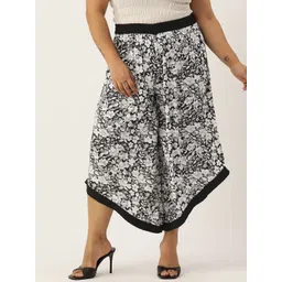 theRebelinme Women Floral Printed Relaxed High-Rise Easy Wash Plus Size Trousers-picture-29