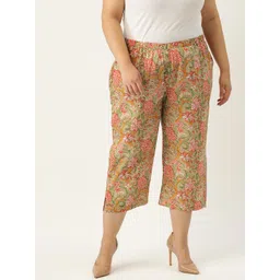 theRebelinme Women Plus Size Printed Cotton Capris-picture-52