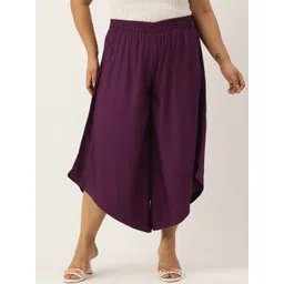 theRebelinme Women Plus Size Relaxed High-Rise Easy Wash Culottes-picture-32