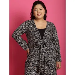 theRebelinme Women Printed Tie-Up Shrug-picture-41