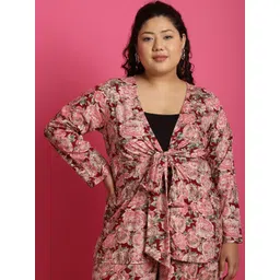 theRebelinme Women Printed Tie-Up Shrug-picture-32