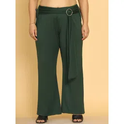 theRebelinme Women Smart Straight Fit High-Rise Easy Wash Trousers-picture-27