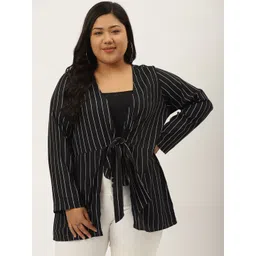 theRebelinme Women Striped Party Tie-Up Shrug-picture-34